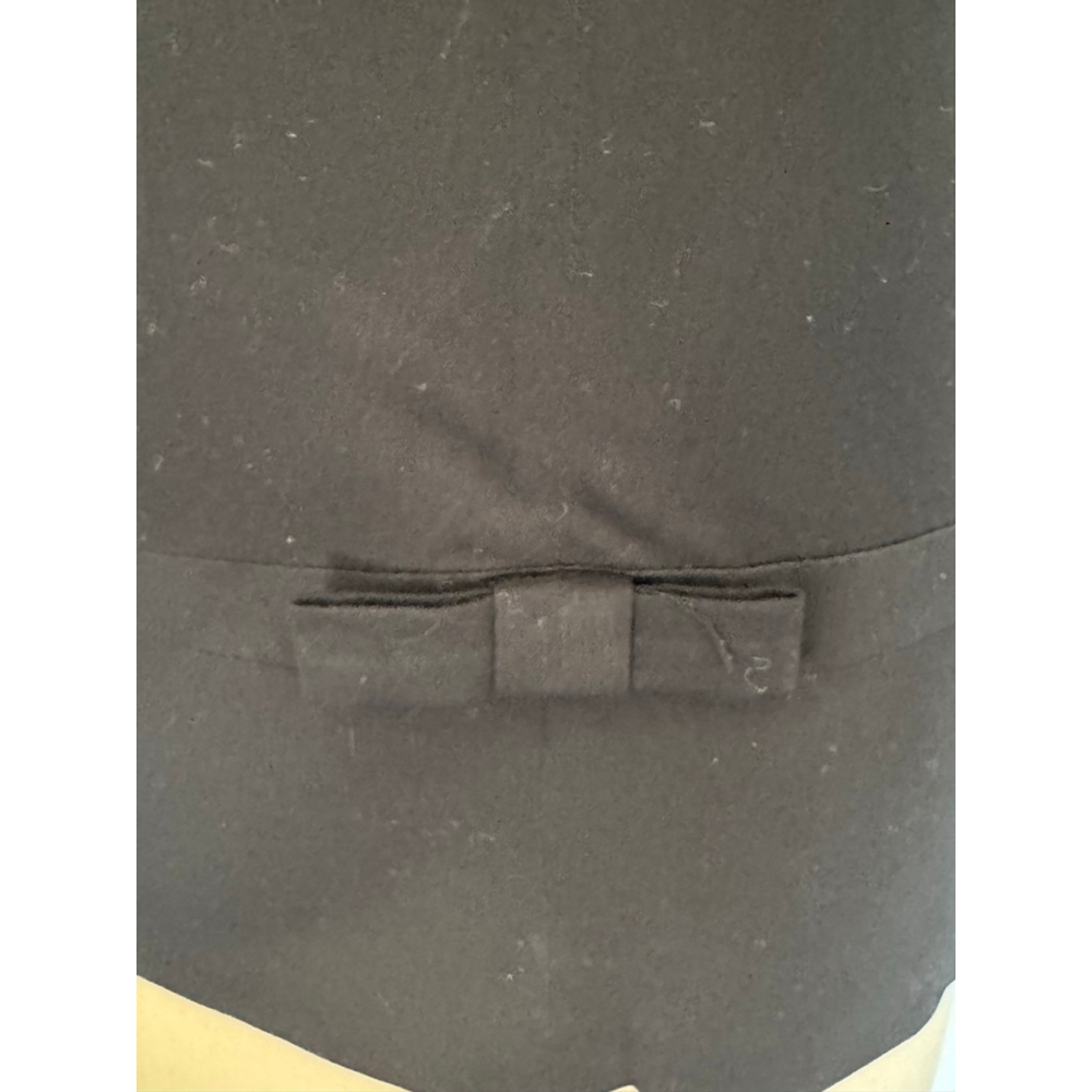Women's Lauren Conrad Black 3/4 Sleeve lined Blazer back bow detail Size 12 - Picture 3 of 8